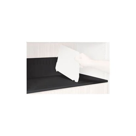 Datum Filing Systems Rotary File Cabinet Components, Slotted Shelf, Legal Depth, Black XSLG-T25